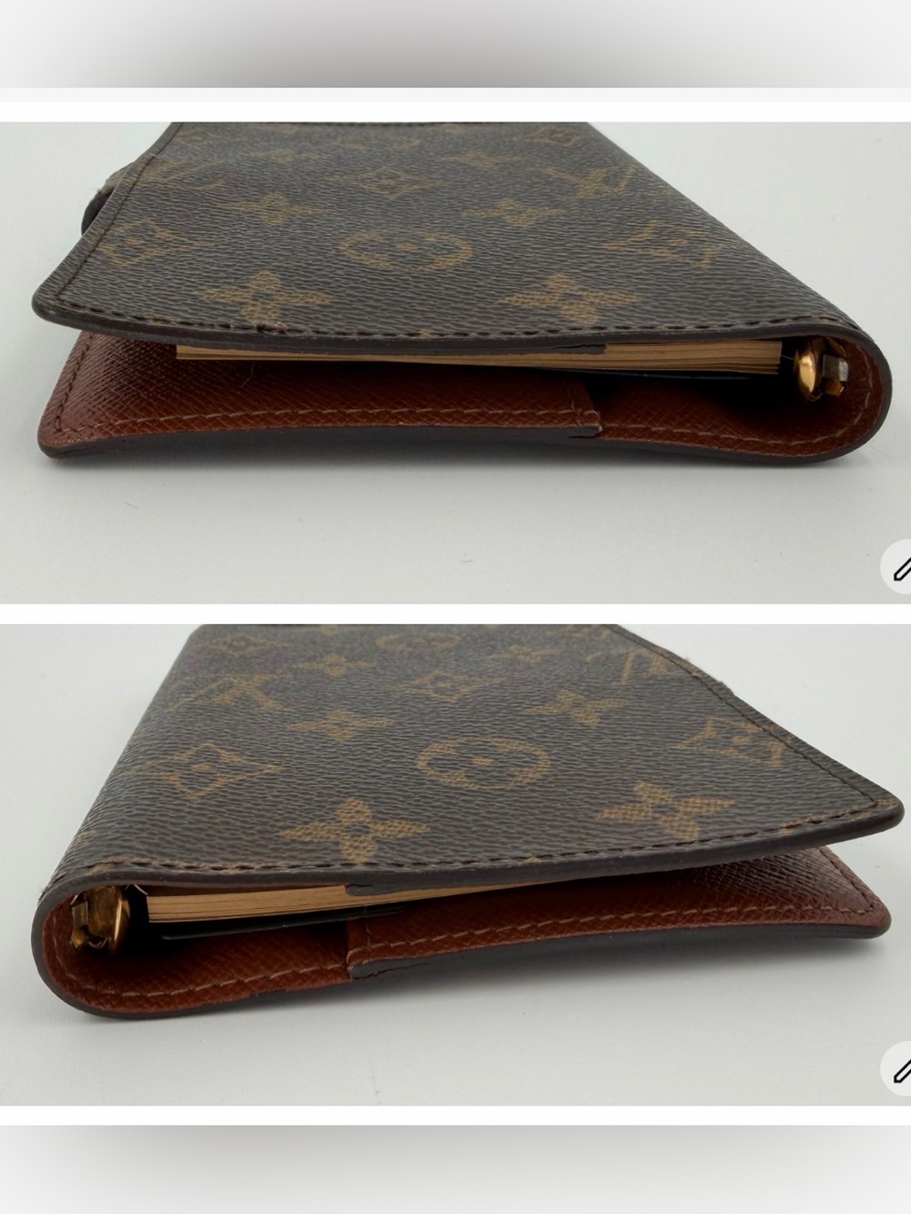 Louis Vuitton Brown Monogram Agenda PM in Excellent Condition w/Entrupy COA!🤎 - Picture 9 of 13